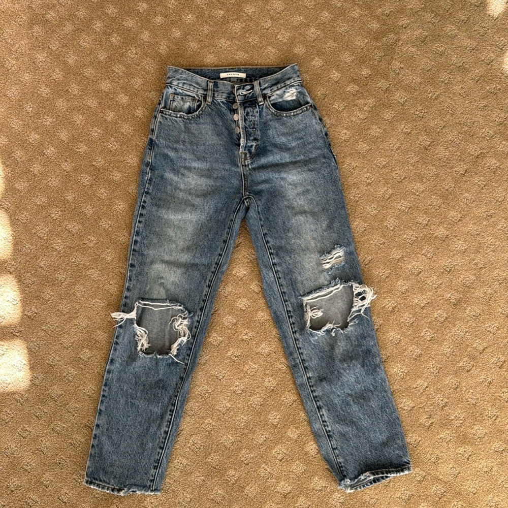 Pac Sun high rise straight jeans, size 23